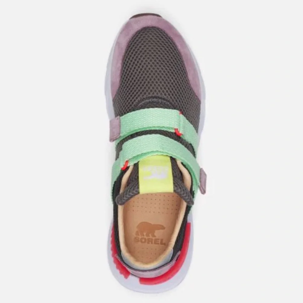 Sorel Women's Sneakers in Gray, Mint, and Purple - Picture 5 of 15